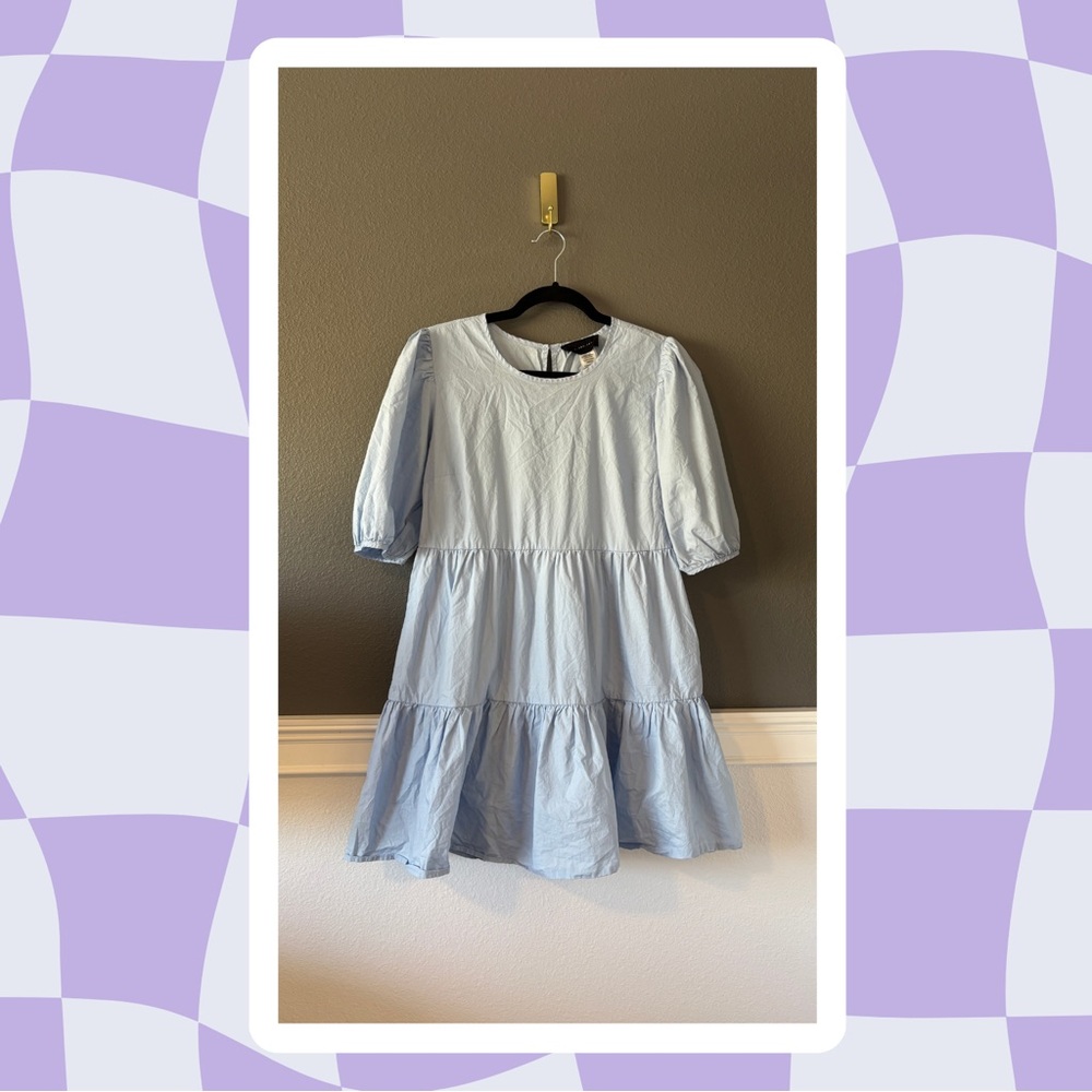 Light Blue Mini Dress
